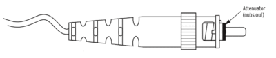 sel 91560 fibre optic attenuator