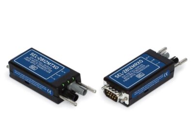 sel 2812mrx1 fibre optic transceiver with irig b